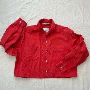 Vintage cropped light jacket